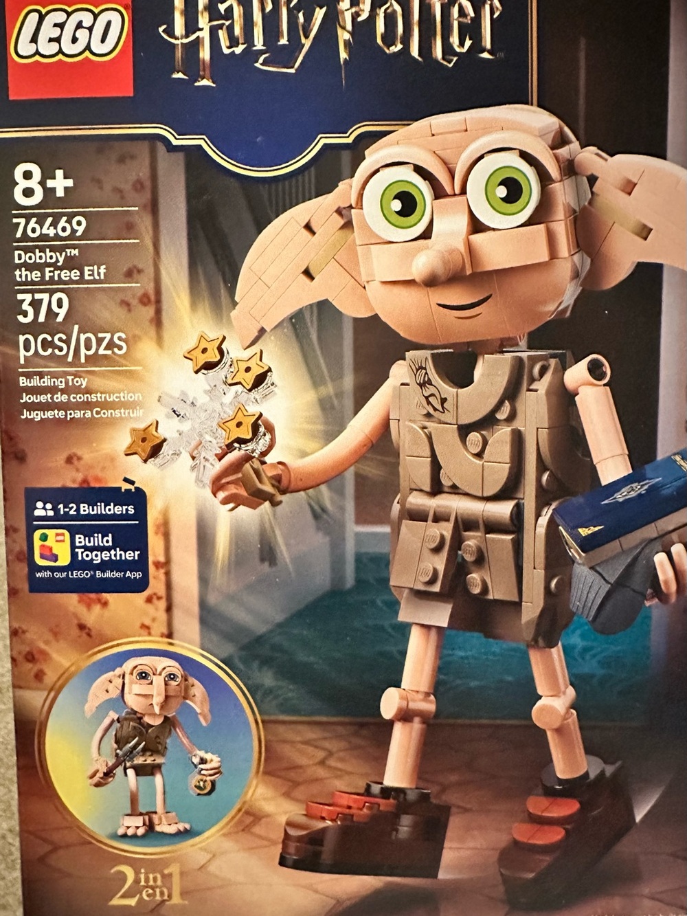 LEGO Harry Potter Dobby the Free Elf Building Toy - Brand New Sealed